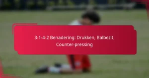 Read more about the article 3-1-4-2 Benadering: Drukken, Balbezit, Counter-pressing