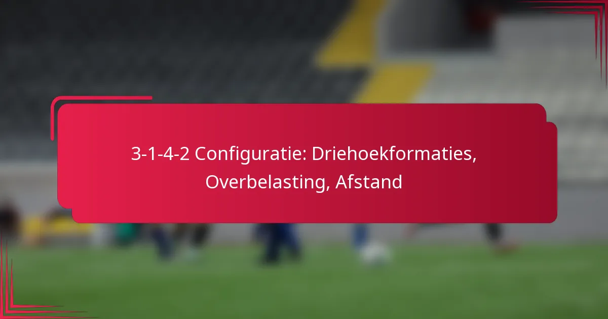 Read more about the article 3-1-4-2 Configuratie: Driehoekformaties, Overbelasting, Afstand