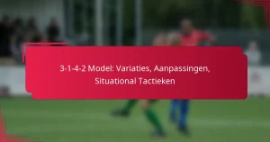 Read more about the article 3-1-4-2 Model: Variaties, Aanpassingen, Situational Tactieken