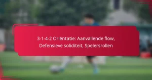 Read more about the article 3-1-4-2 Oriëntatie: Aanvallende flow, Defensieve soliditeit, Spelersrollen