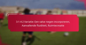 Read more about the article 3-1-4-2 Variatie: Een valse negen incorporeren, Aanvallende fluiditeit, Ruimtecreatie