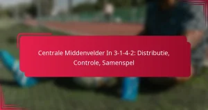 Read more about the article Centrale Middenvelder In 3-1-4-2: Distributie, Controle, Samenspel