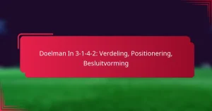 Read more about the article Doelman In 3-1-4-2: Verdeling, Positionering, Besluitvorming
