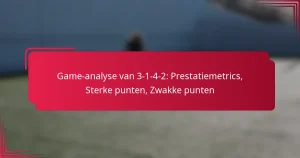 Read more about the article Game-analyse van 3-1-4-2: Prestatiemetrics, Sterke punten, Zwakke punten