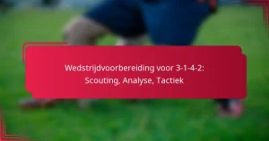 Read more about the article Wedstrijdvoorbereiding voor 3-1-4-2: Scouting, Analyse, Tactiek