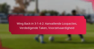Read more about the article Wing Back in 3-1-4-2: Aanvallende Loopacties, Verdedigende Taken, Voorzetvaardigheid